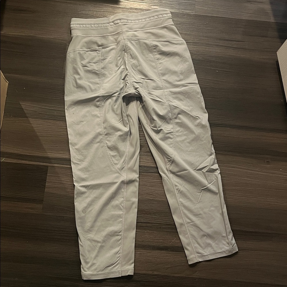 LULULEMON Light gray Ribbed Drawstring Joggers - Picture 10 of 13